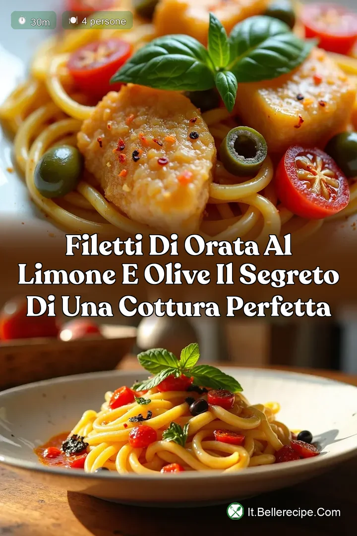 Filetti di Orata al Limone e Olive Il Segreto di una Cottura Perfetta