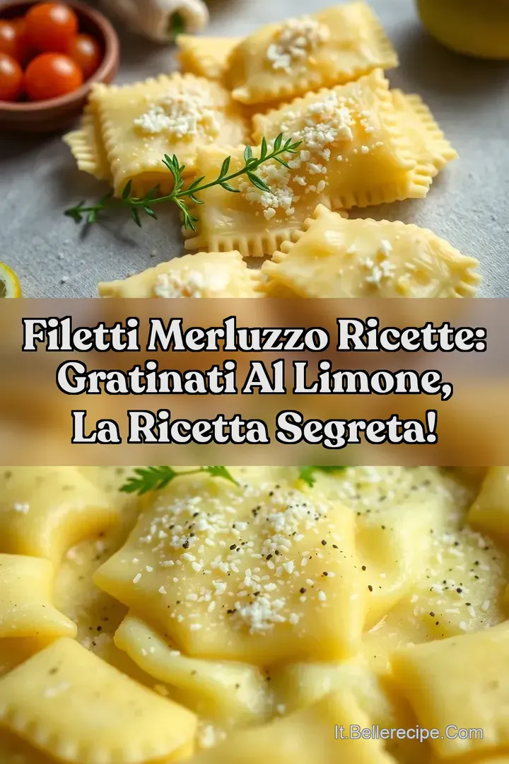 Filetti Merluzzo Ricette: Gratinati al Limone la ricetta segreta!