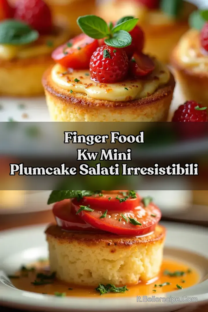 Finger Food kw Mini Plumcake Salati Irresistibili