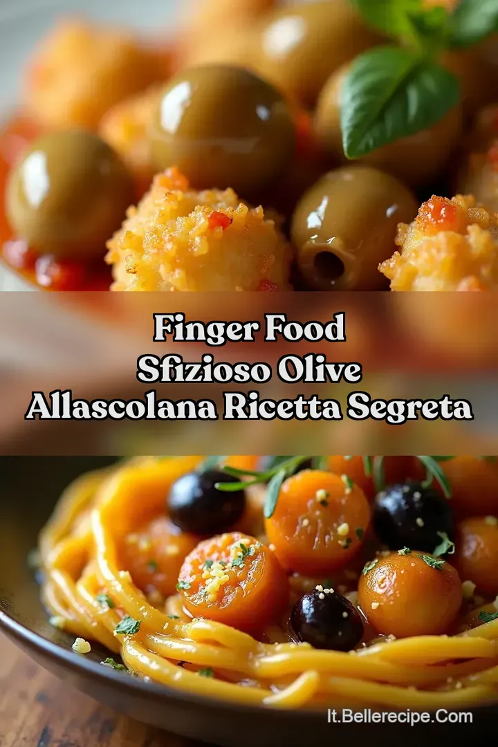 Finger Food Sfizioso Olive allAscolana Ricetta Segreta