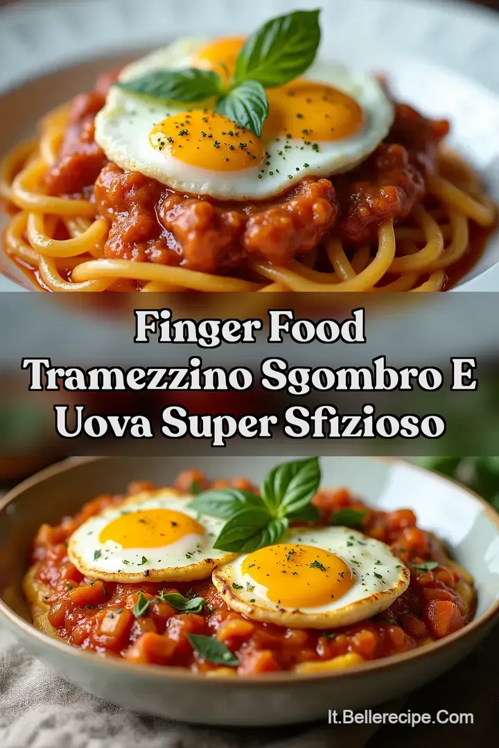 Finger Food Tramezzino Sgombro e Uova Super Sfizioso