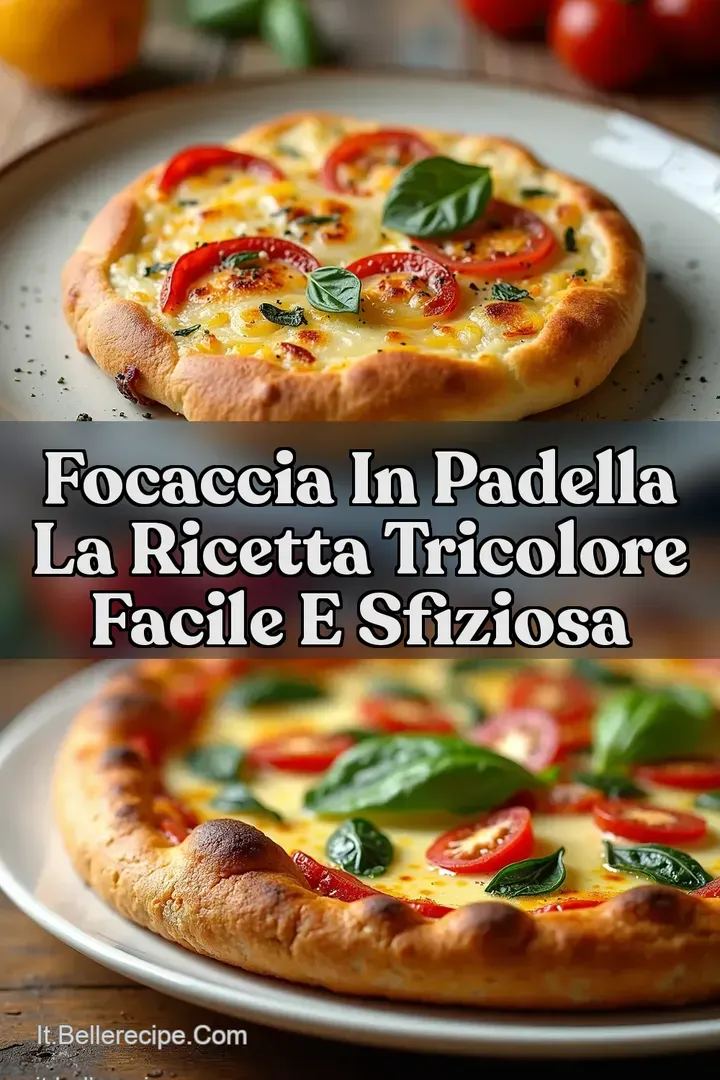 Focaccia in Padella La Ricetta Tricolore Facile e Sfiziosa