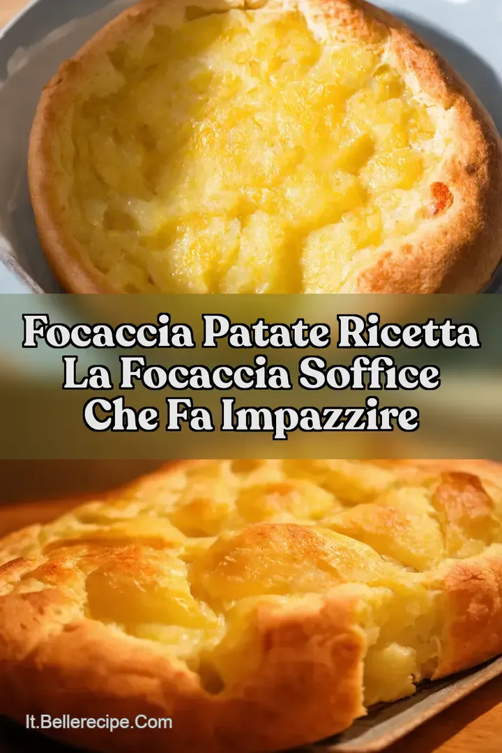 Focaccia Patate Ricetta La Focaccia Soffice che fa Impazzire
