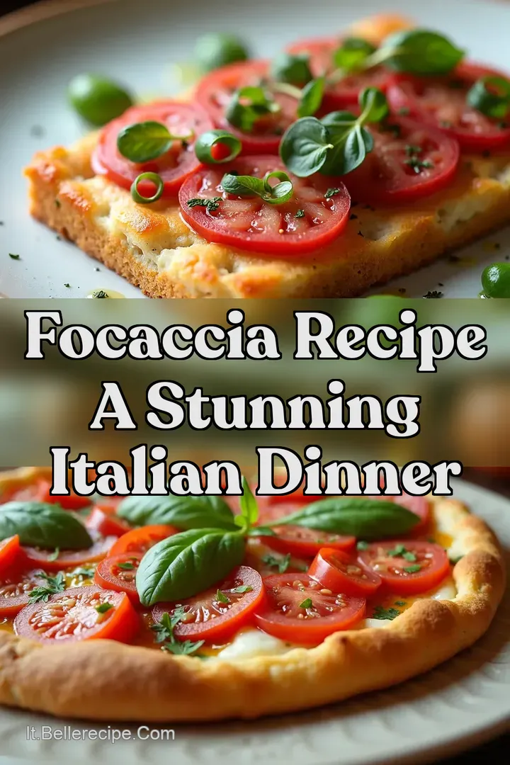 Focaccia Recipe A Stunning Italian Dinner