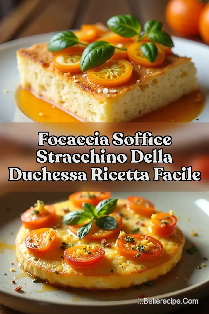 Focaccia Soffice Stracchino della Duchessa Ricetta Facile