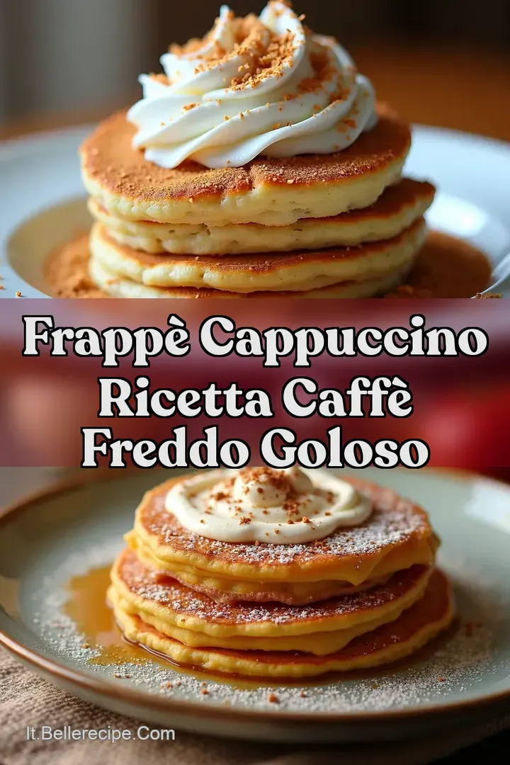 Frapp&egrave; Cappuccino Ricetta Caff&egrave; Freddo Goloso