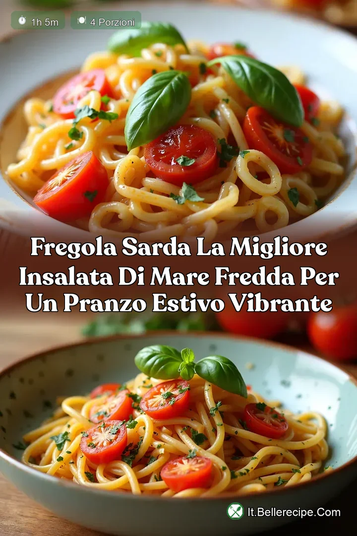 Fregola Sarda La Migliore Insalata di Mare Fredda per un Pranzo Estivo Vibrante