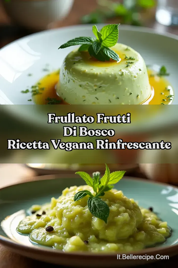 Frullato Frutti di Bosco Ricetta Vegana Rinfrescante