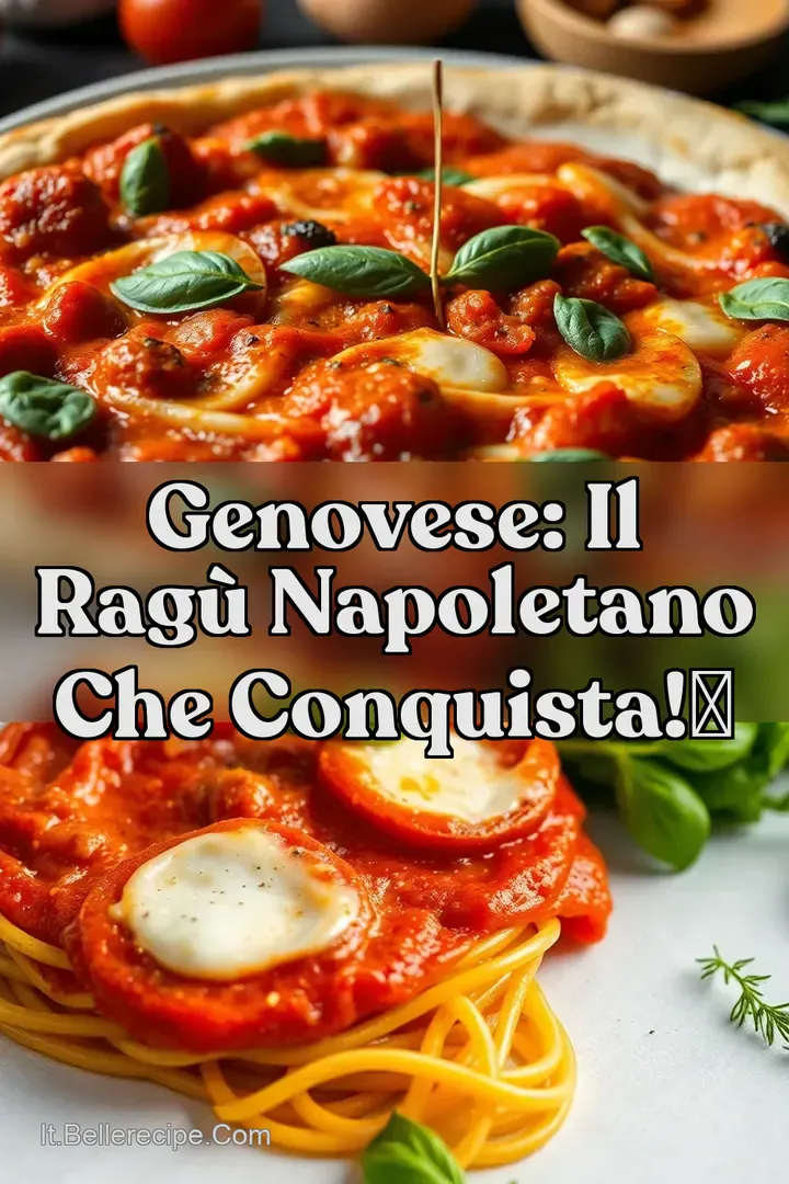 Genovese: il Rag&ugrave; Napoletano che Conquista!✨