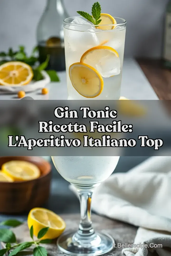 Gin Tonic Ricetta Facile: L Aperitivo Italiano TOP