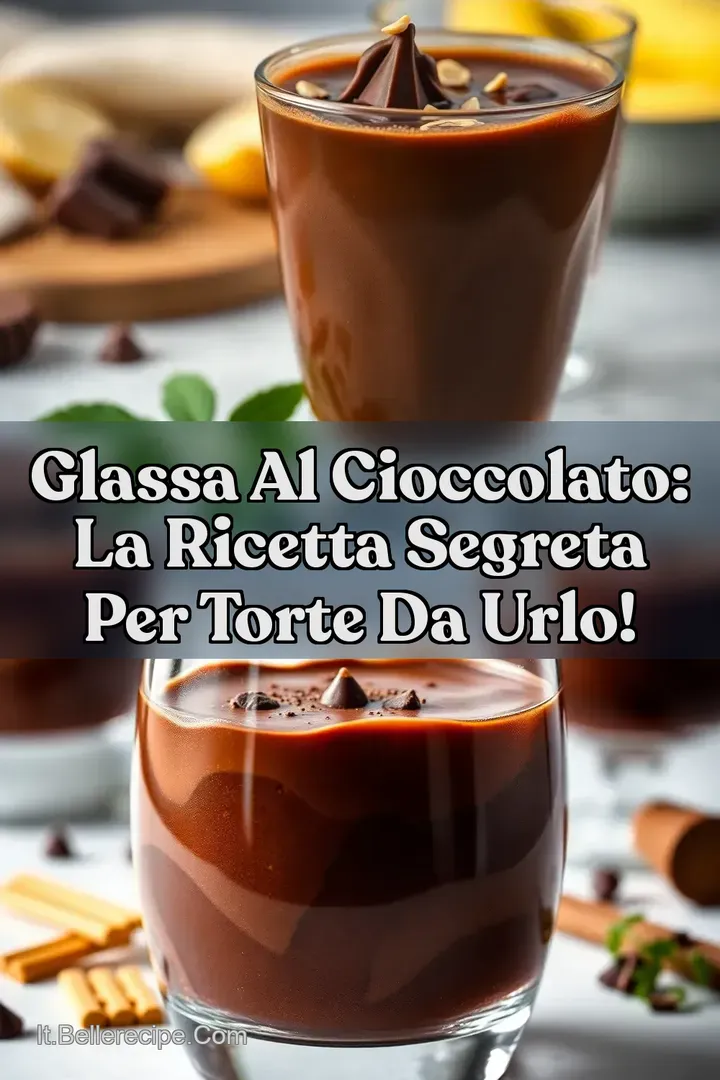 Glassa al Cioccolato: La Ricetta Segreta per Torte da Urlo!