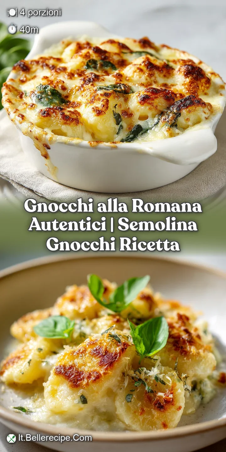 Close-up of crispy-edged gnocchi alla Romana with a rich, creamy texture. Golden brown perfection, speckled with herbs and...