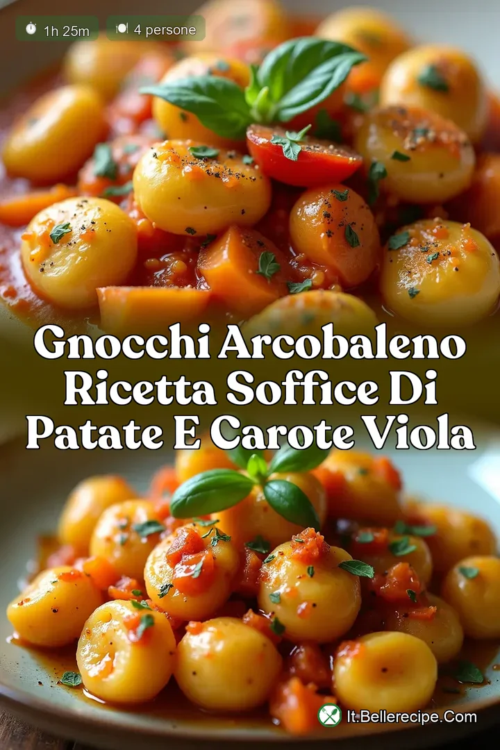 Gnocchi Arcobaleno Ricetta Soffice di Patate e Carote Viola