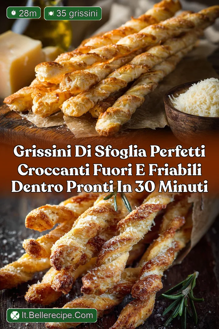 Grissini di sfoglia perfetti croccanti fuori e friabili dentro Pronti in 30 minuti