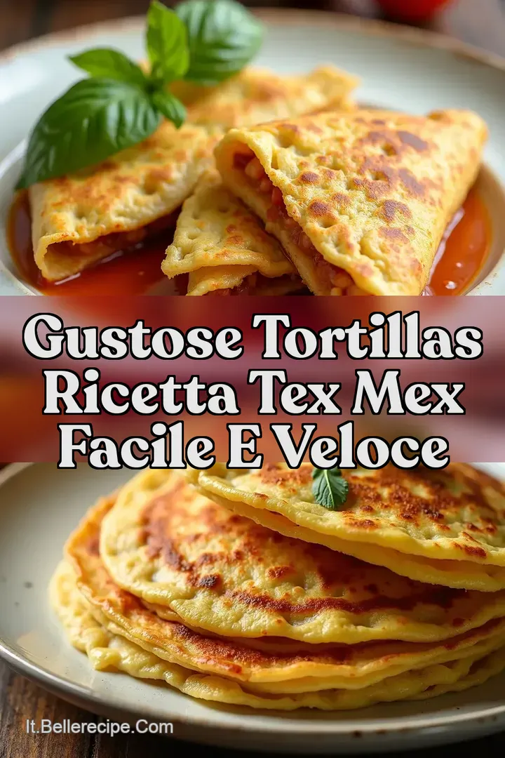 Gustose Tortillas Ricetta Tex Mex Facile e Veloce