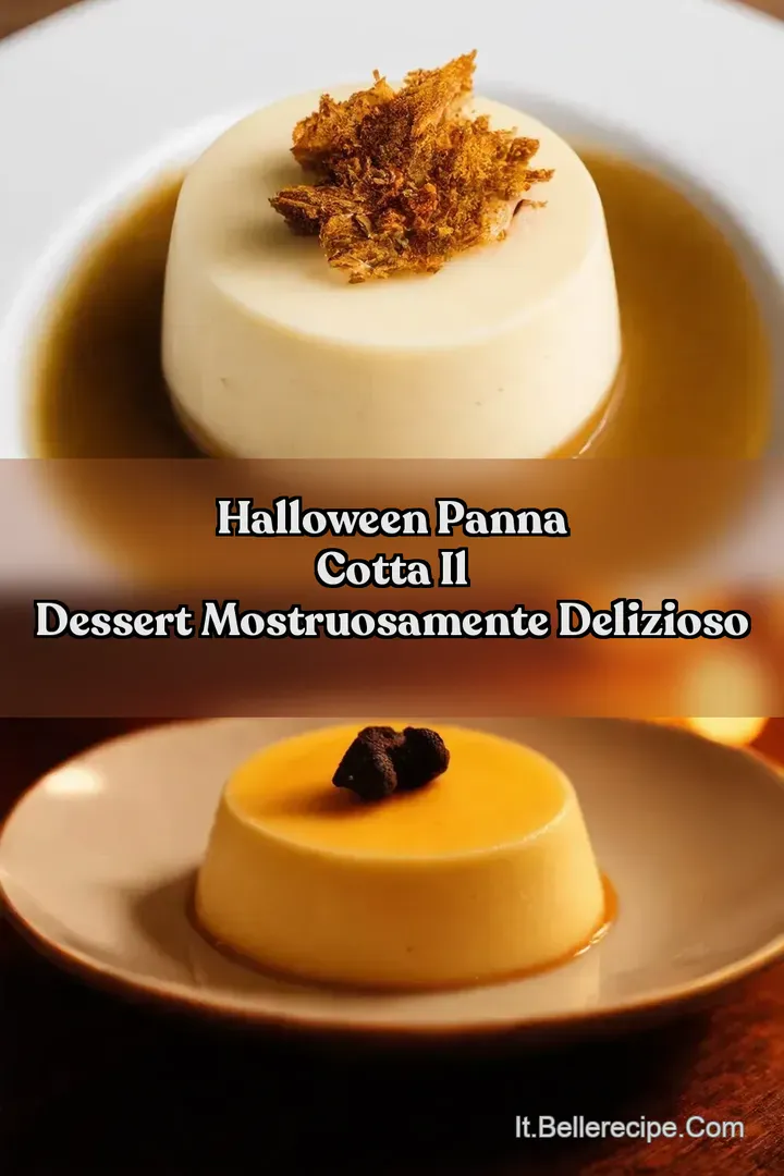Halloween Panna Cotta Il Dessert Mostruosamente Delizioso