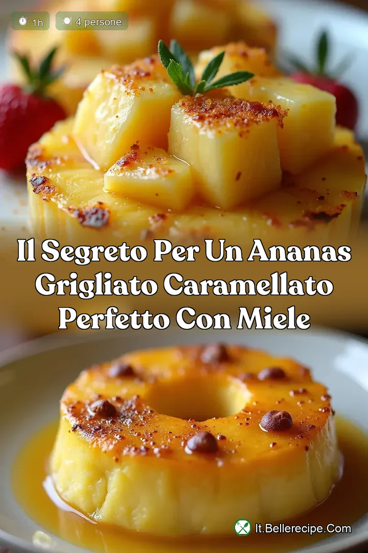 Il Segreto per un Ananas Grigliato Caramellato Perfetto con Miele