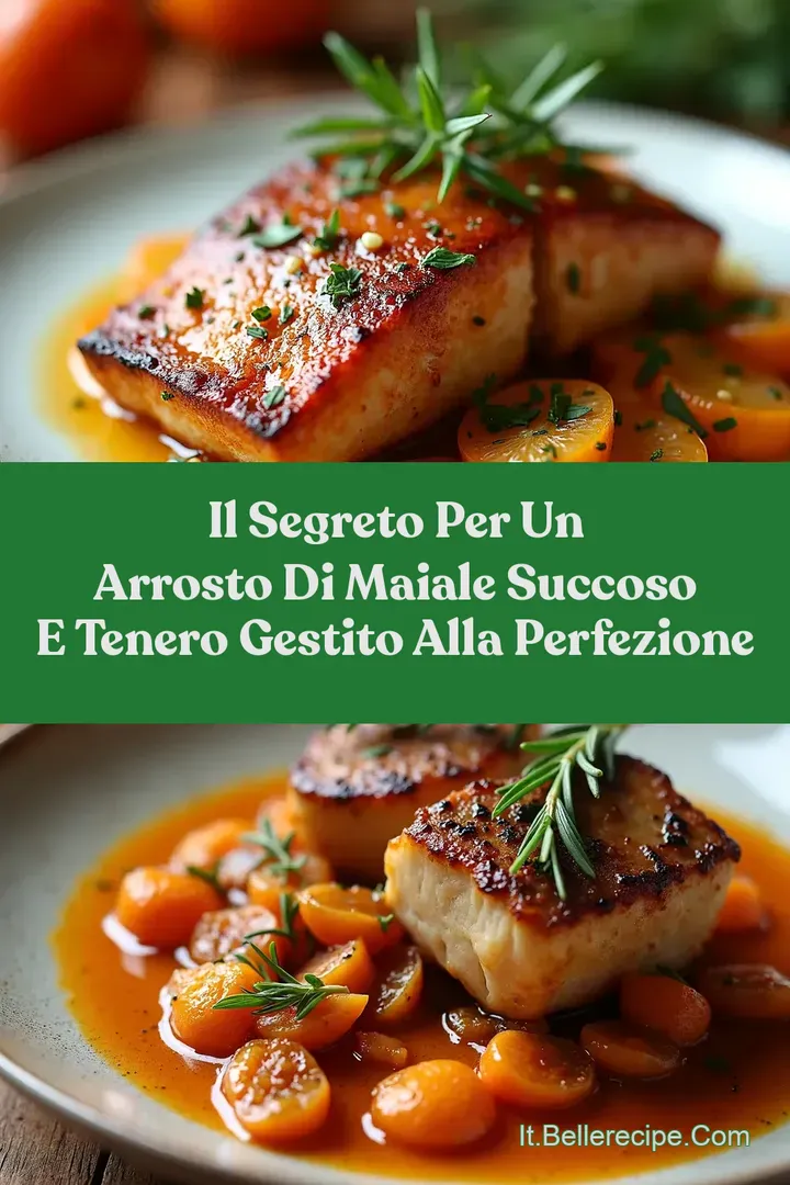 Il Segreto per un Arrosto di Maiale Succoso e Tenero Gestito alla Perfezione