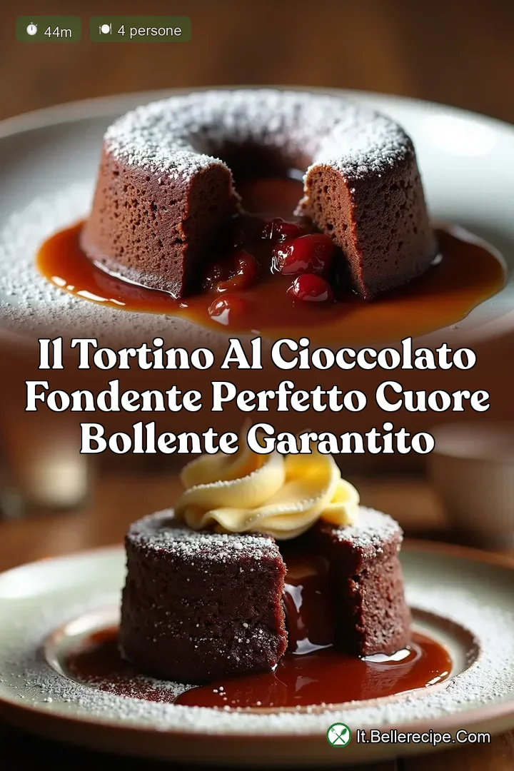 Il Tortino al Cioccolato Fondente Perfetto Cuore Bollente Garantito