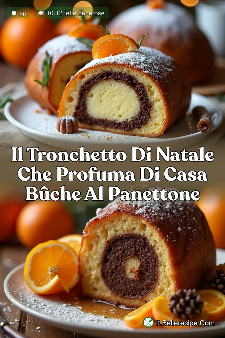 Il Tronchetto di Natale che Profuma di Casa B&ucirc;che al Panettone