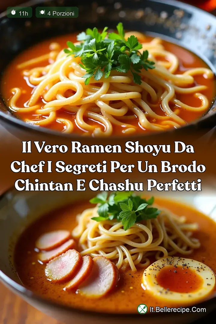Il Vero Ramen Shoyu da Chef I Segreti per un Brodo Chintan e Chashu Perfetti