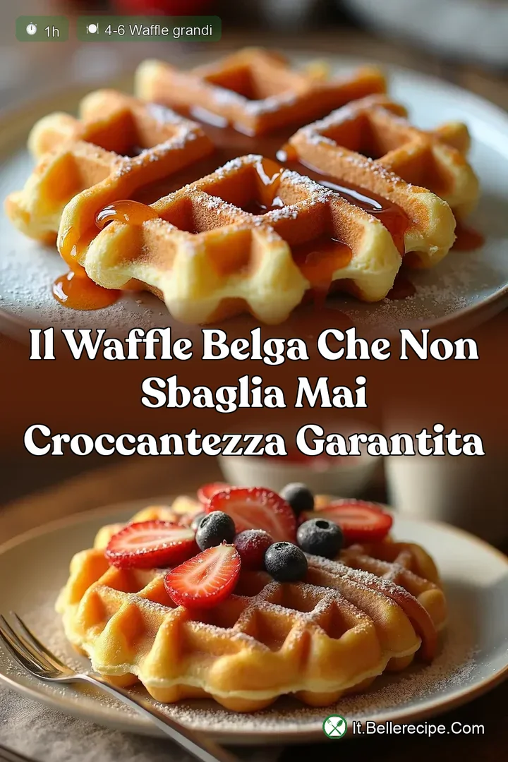 Il Waffle Belga che Non Sbaglia Mai Croccantezza Garantita