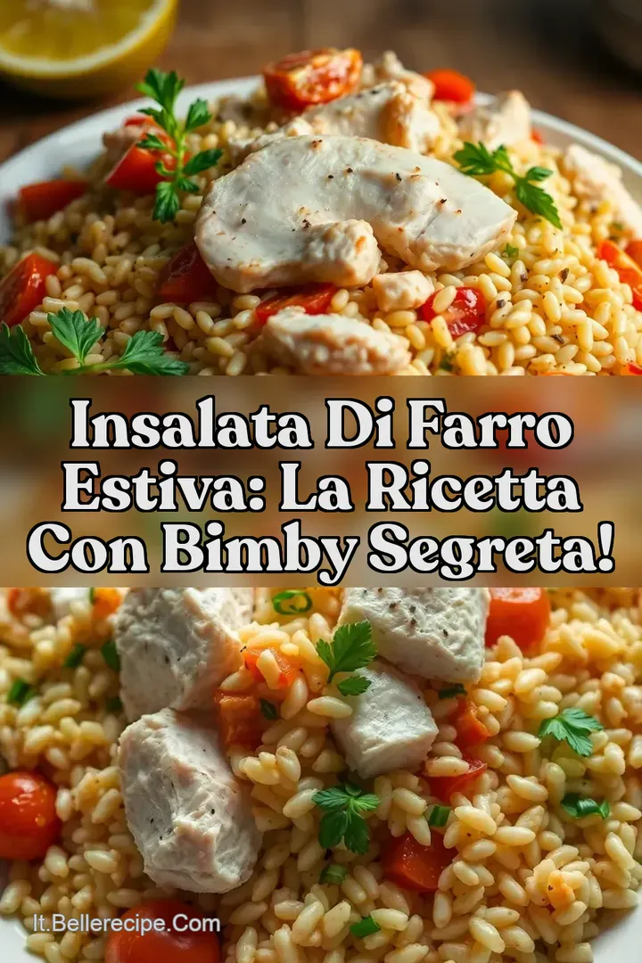 Insalata di Farro Estiva: La Ricetta con Bimby Segreta!