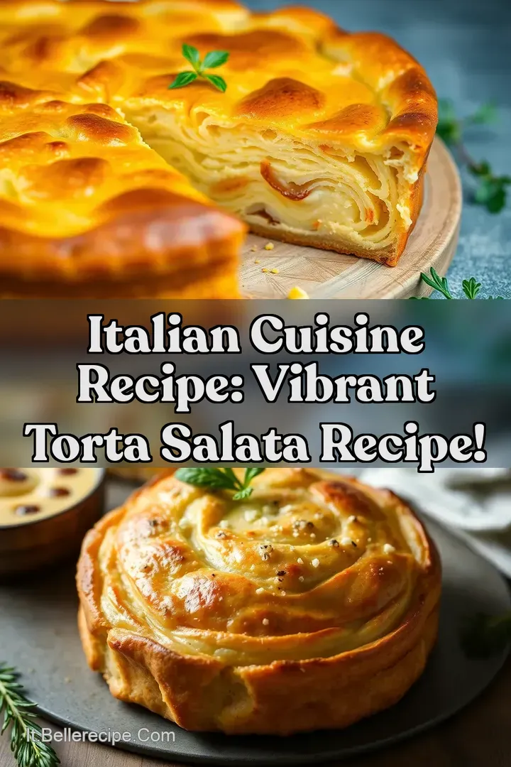 Italian Cuisine Recipe: Vibrant Torta Salata Recipe!