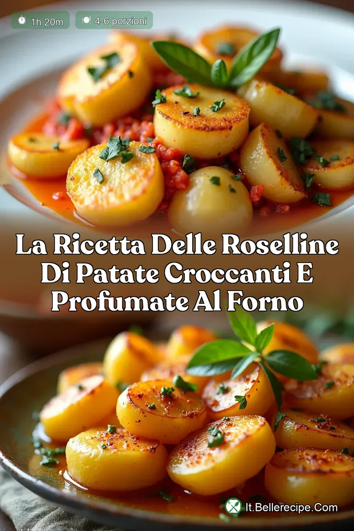 La Ricetta delle Roselline di Patate Croccanti e Profumate al Forno