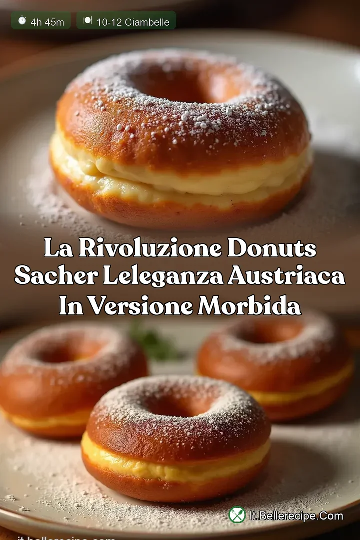 La Rivoluzione Donuts Sacher lEleganza Austriaca in Versione Morbida