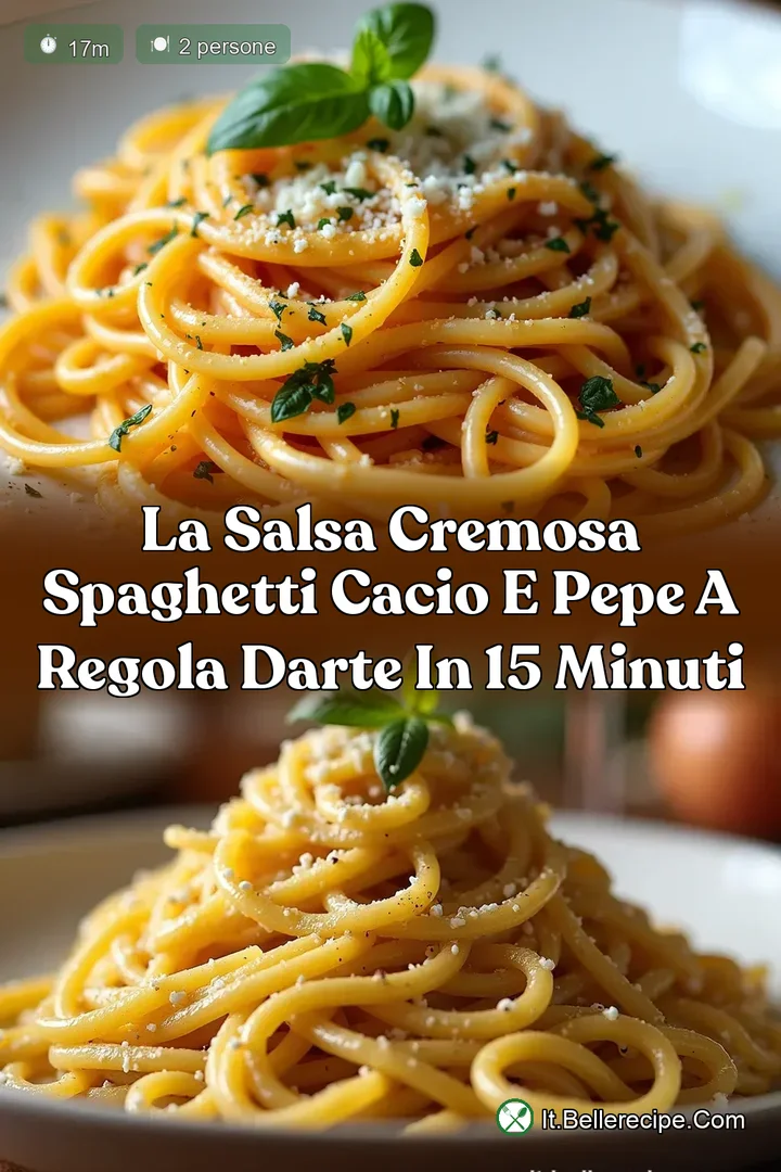 La Salsa Cremosa Spaghetti Cacio e Pepe a Regola DArte in 15 Minuti