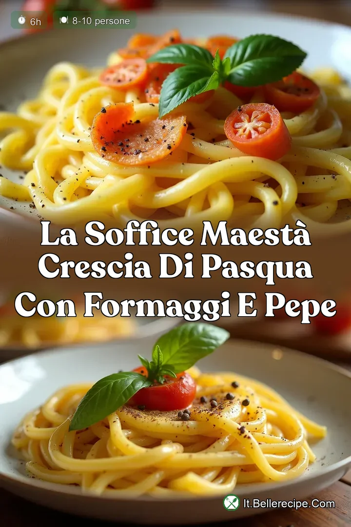 La Soffice Maest&agrave; Crescia di Pasqua con Formaggi e Pepe