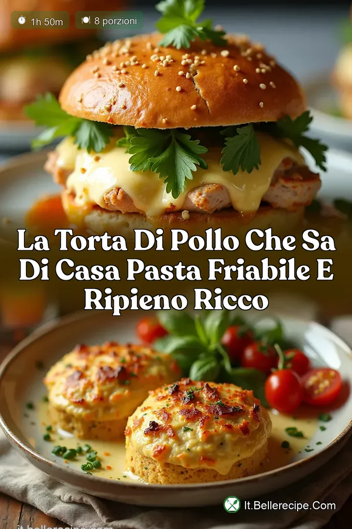 La Torta di Pollo che Sa di Casa Pasta Friabile e Ripieno Ricco