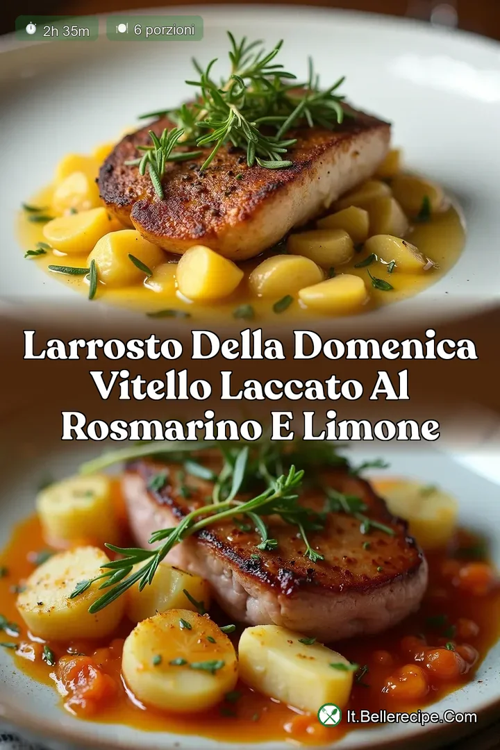 LArrosto della Domenica Vitello Laccato al Rosmarino e Limone