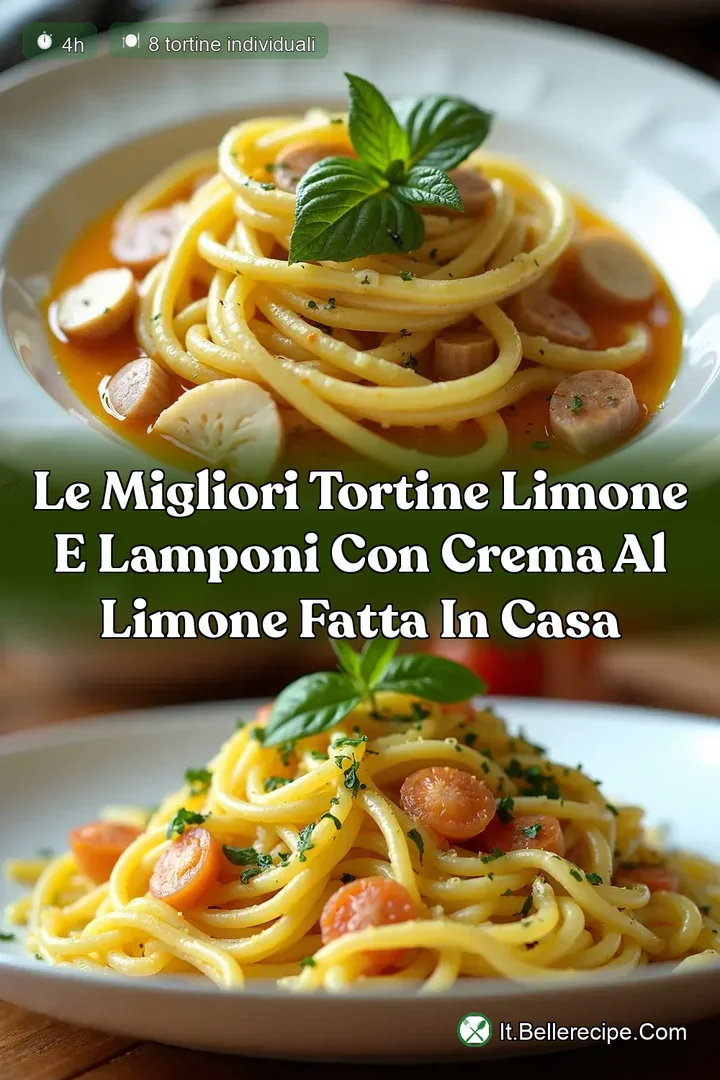 Le Migliori Tortine Limone e Lamponi con Crema al Limone Fatta in Casa
