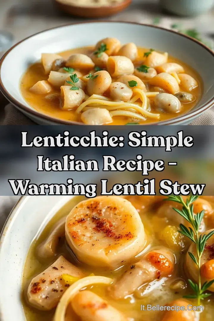 Lenticchie: Simple Italian Recipe - Warming Lentil Stew