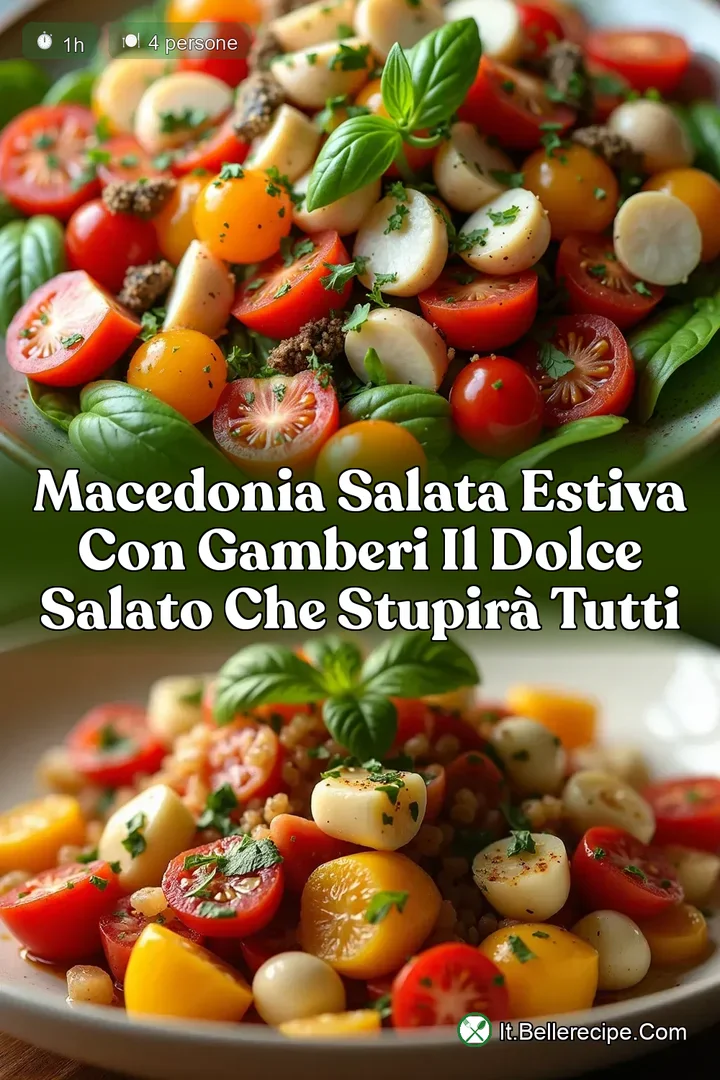 Macedonia Salata Estiva con Gamberi Il Dolce Salato che Stupir&agrave; Tutti