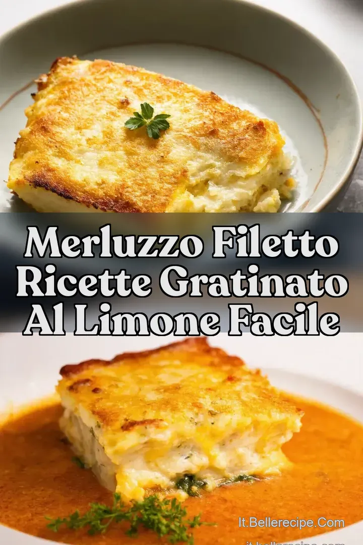 Merluzzo Filetto Ricette Gratinato Al Limone Facile