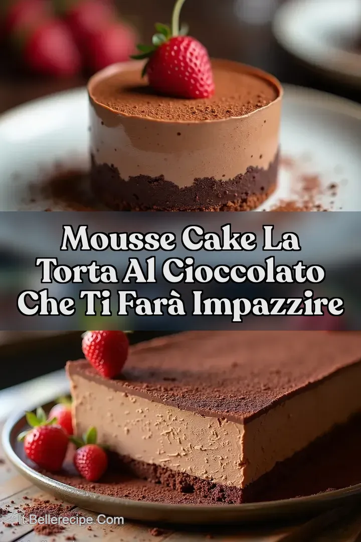 Mousse cake La Torta al Cioccolato che ti Far&agrave; Impazzire