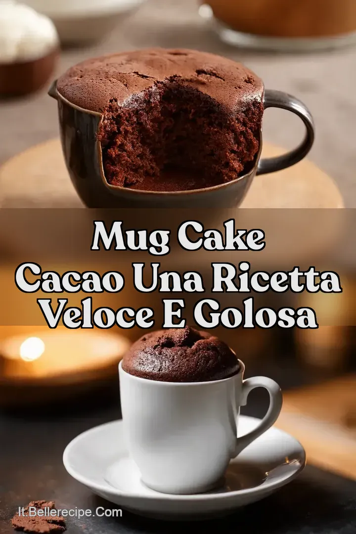 Mug Cake Cacao Una Ricetta Veloce e Golosa