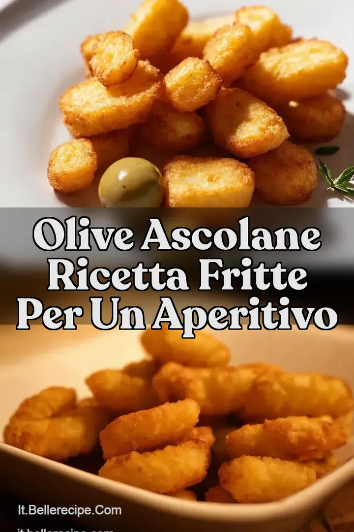 Olive Ascolane Ricetta Fritte per un Aperitivo