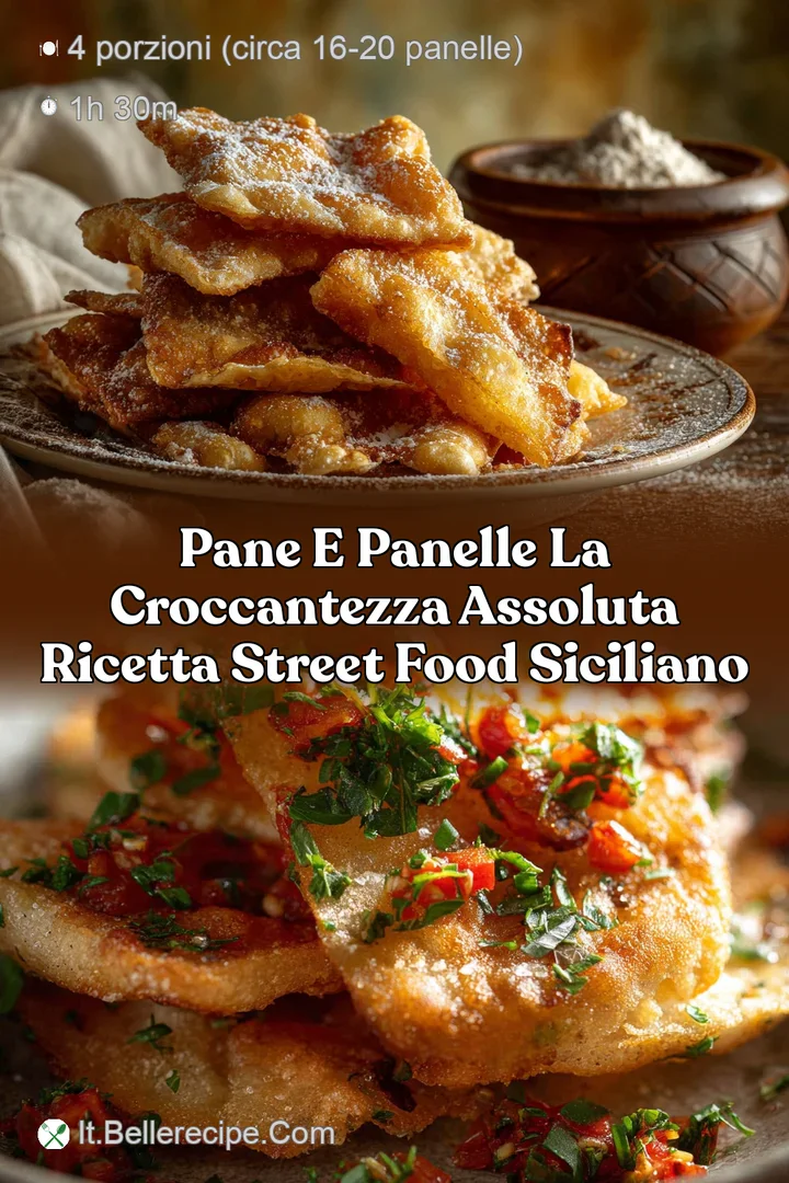 Pane e Panelle La Croccantezza Assoluta Ricetta Street Food Siciliano