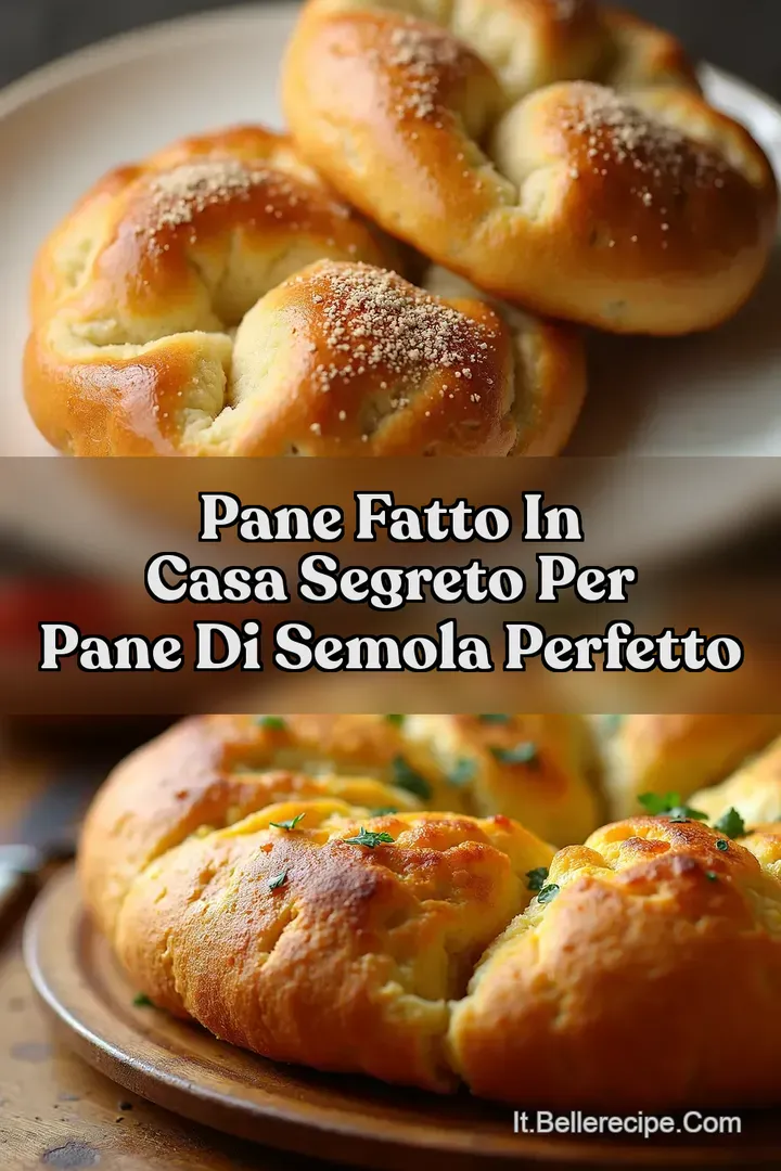 Pane Fatto in Casa Segreto per Pane di Semola Perfetto