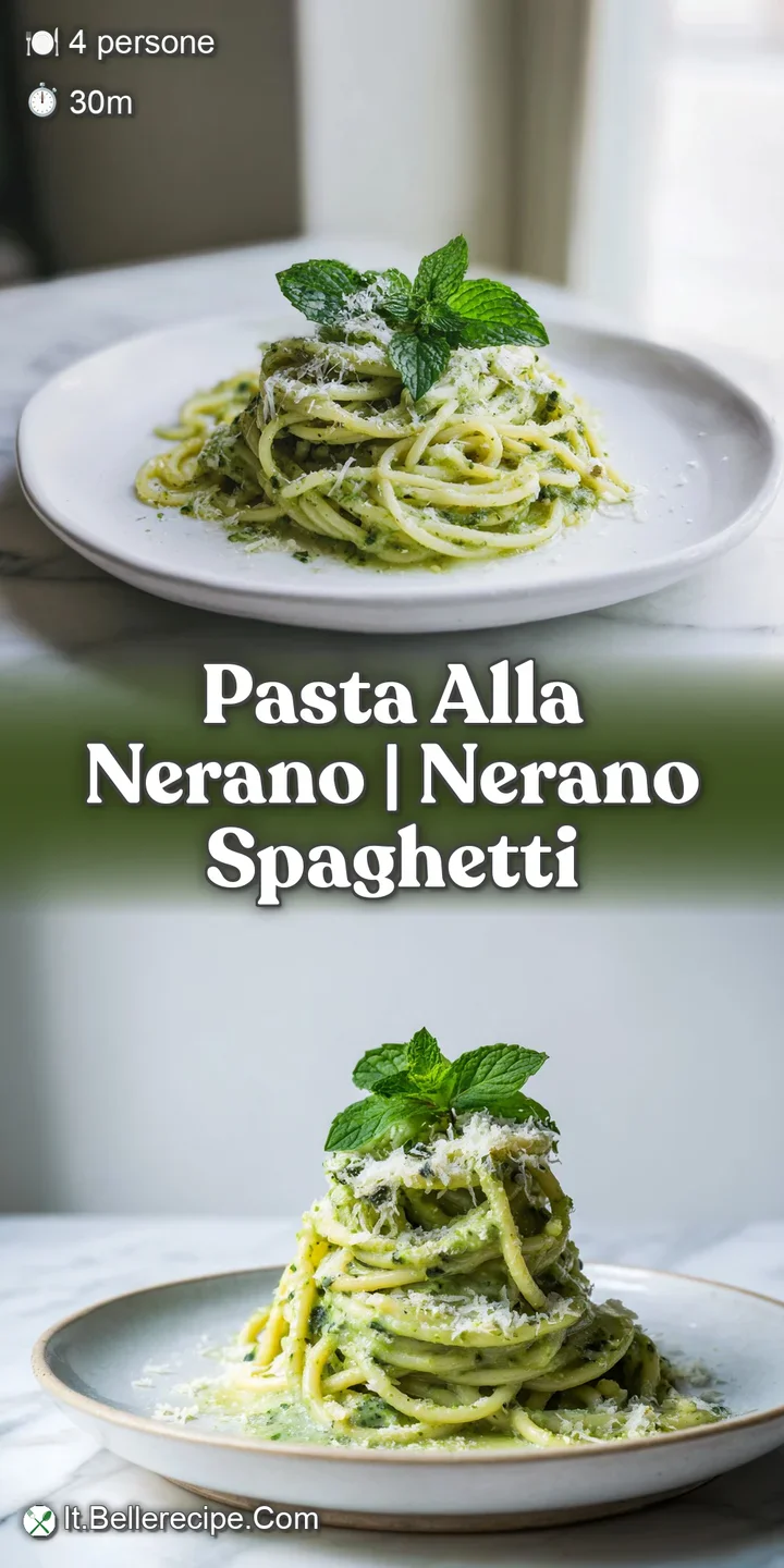 Primo piano di pasta cremosa e filante con zucchine dorate, texture densa e colori caldi che invitano all'assaggio.