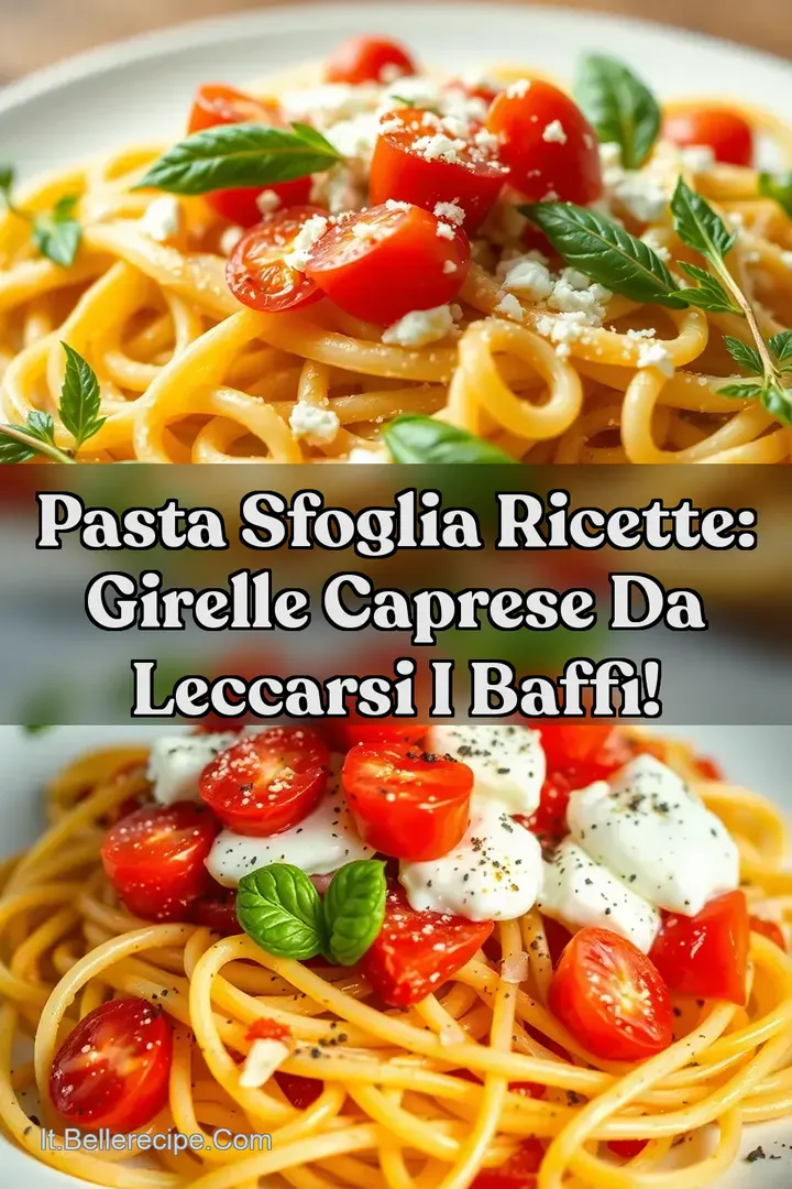 Pasta Sfoglia Ricette: Girelle Caprese da Leccarsi i Baffi!