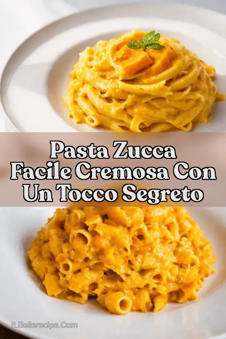 Pasta Zucca Facile Cremosa con un Tocco Segreto