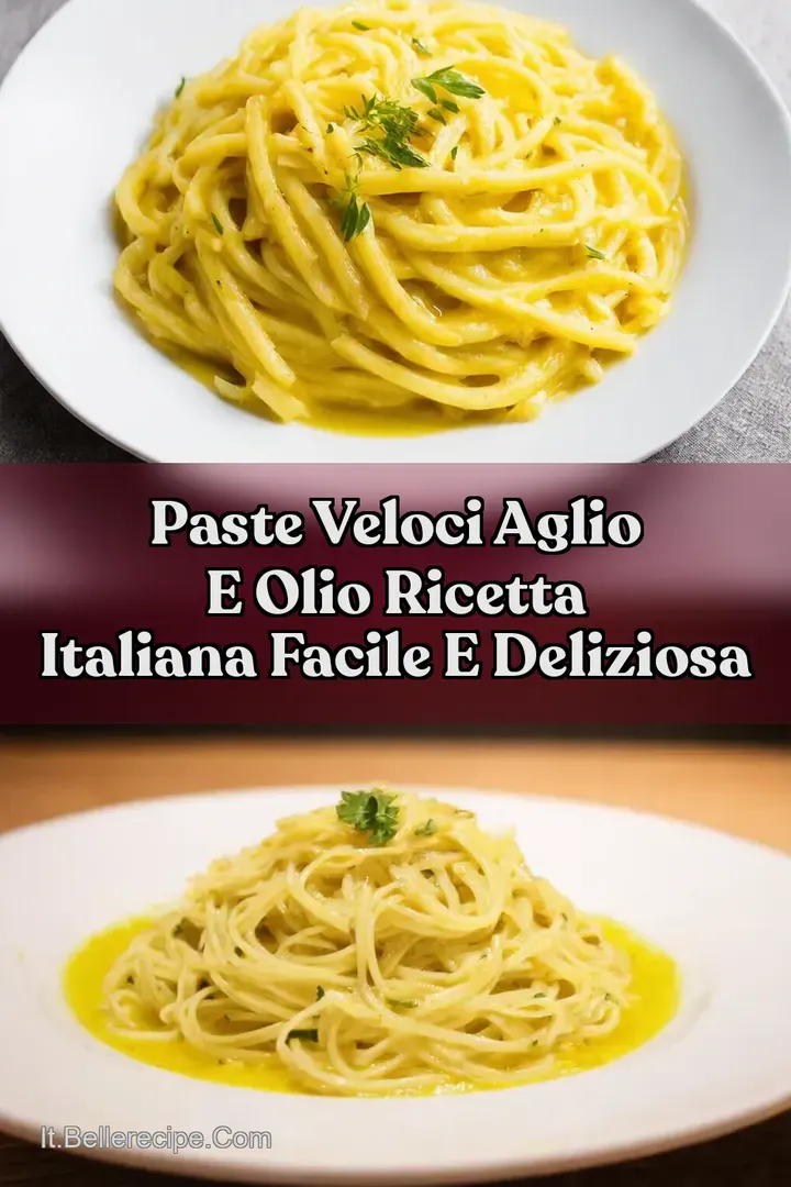Paste Veloci Aglio e Olio Ricetta Italiana Facile e Deliziosa
