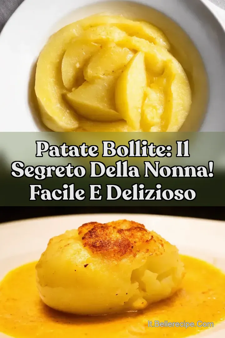 Patate Bollite: Il Segreto della Nonna! Facile e Delizioso
