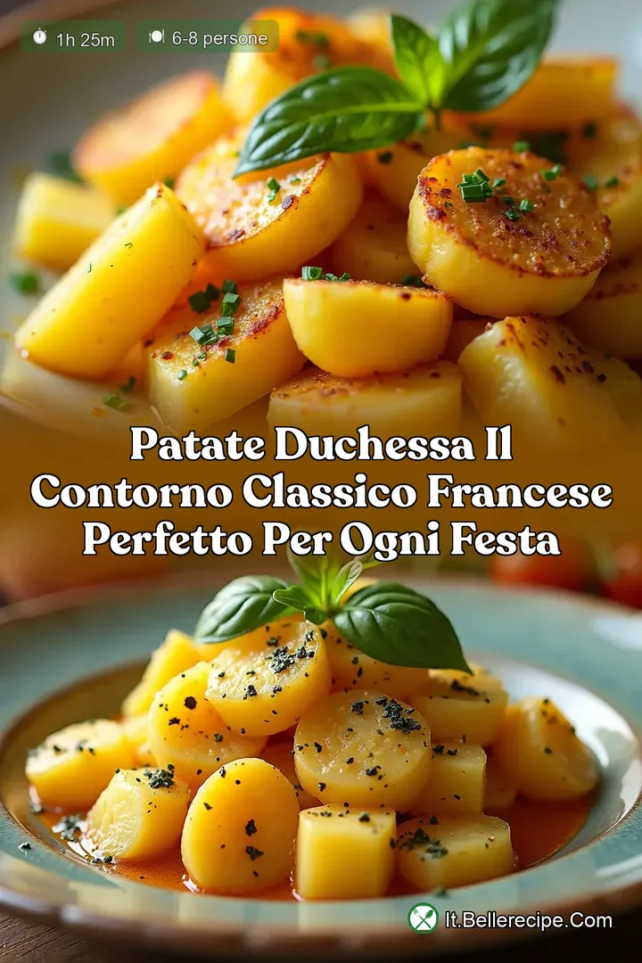Patate Duchessa Il Contorno Classico Francese Perfetto per Ogni Festa