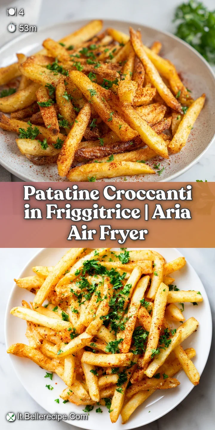 Primo piano di patatine calde con superficie irregolare e croccante, colore giallo intenso e granelli di sale.